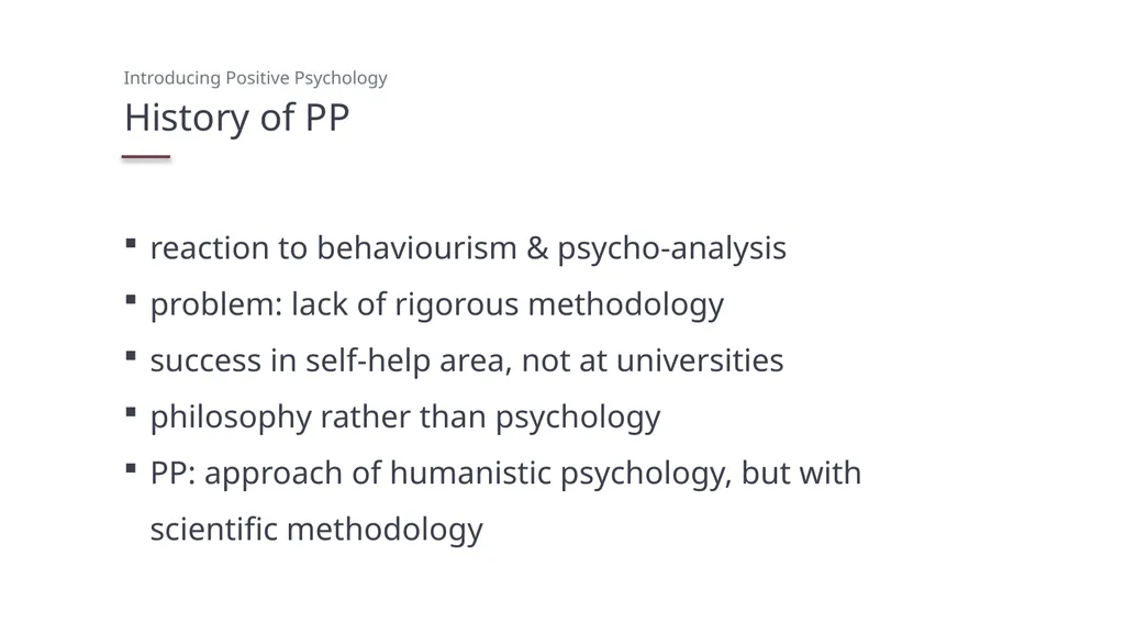 Introducing Positive Psychology PowerPoint - slide 4 of 19