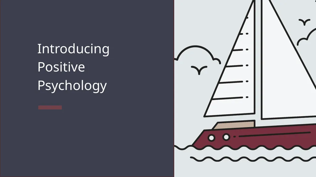 Introducing Positive Psychology PowerPoint - slide 1 of 19