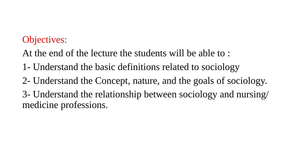 Introduction to sociology Lecture 1 Prof. - slide 2 of 23