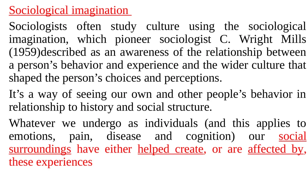 Introduction to sociology Lecture 1 Prof. - slide 11 of 23