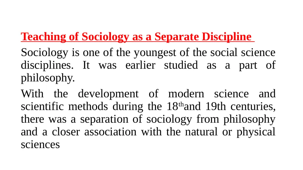 Introduction to sociology Lecture 1 Prof. - slide 6 of 23