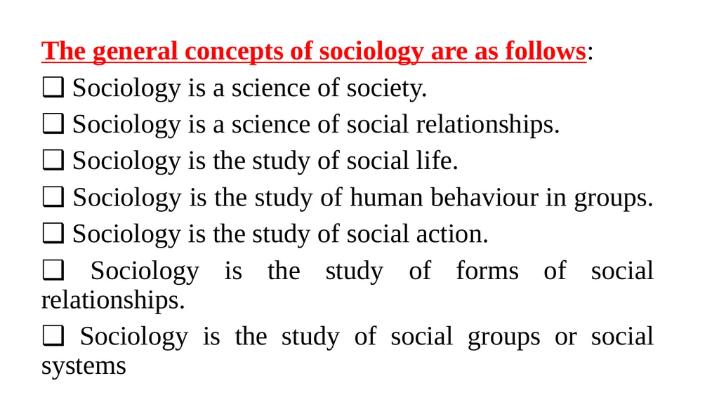 Introduction to sociology Lecture 1 Prof. - slide 7 of 23