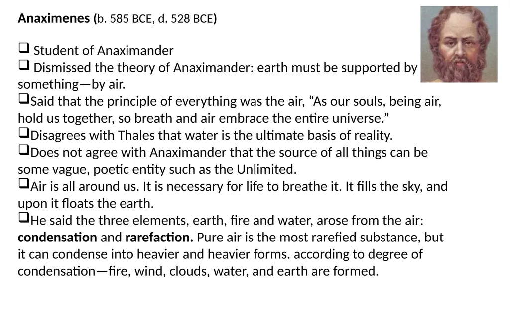 The Pre-Socratics were 6Th and 5Th century BCE - slide 18 of 74