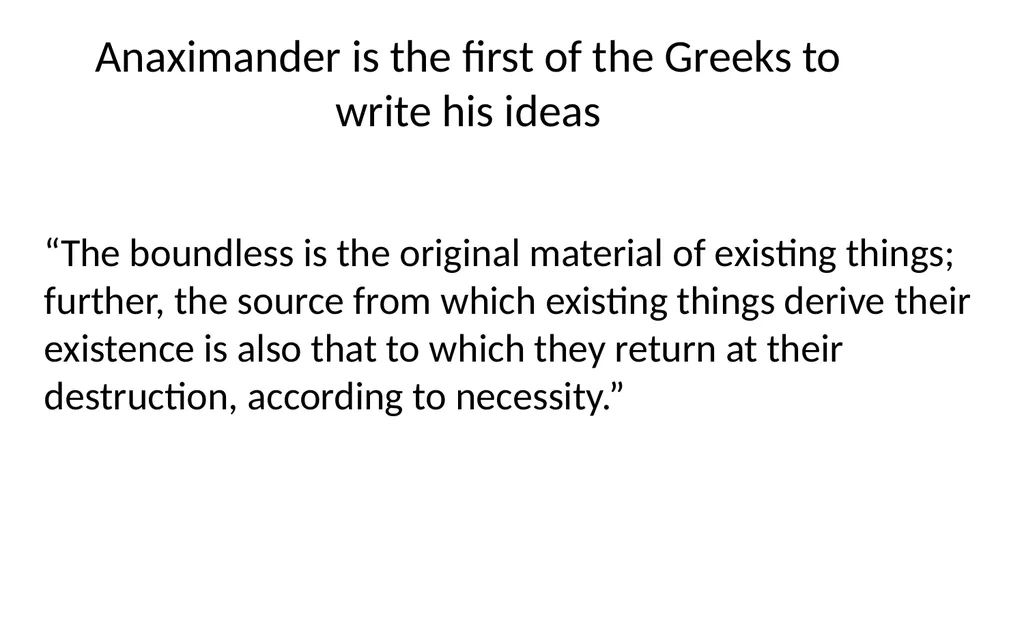 The Pre-Socratics were 6Th and 5Th century BCE - slide 13 of 74
