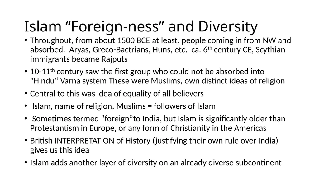 Indian History Introduction HISTORY Purpose today - slide 7 of 8