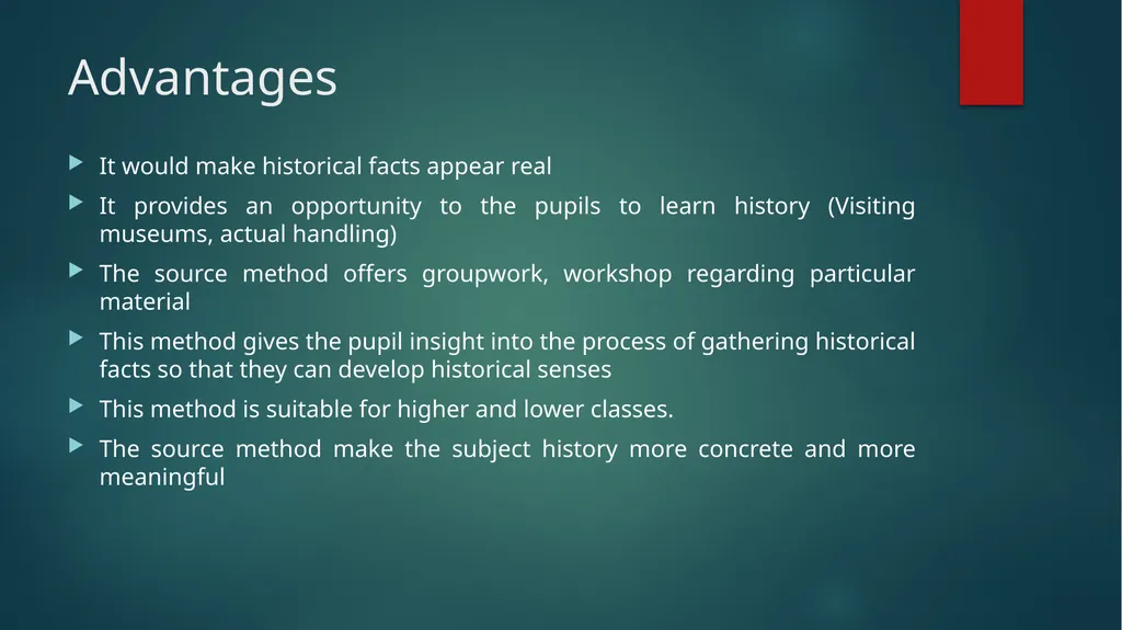 Various Methods Of Teaching History- Biographical - slide 5 of 7
