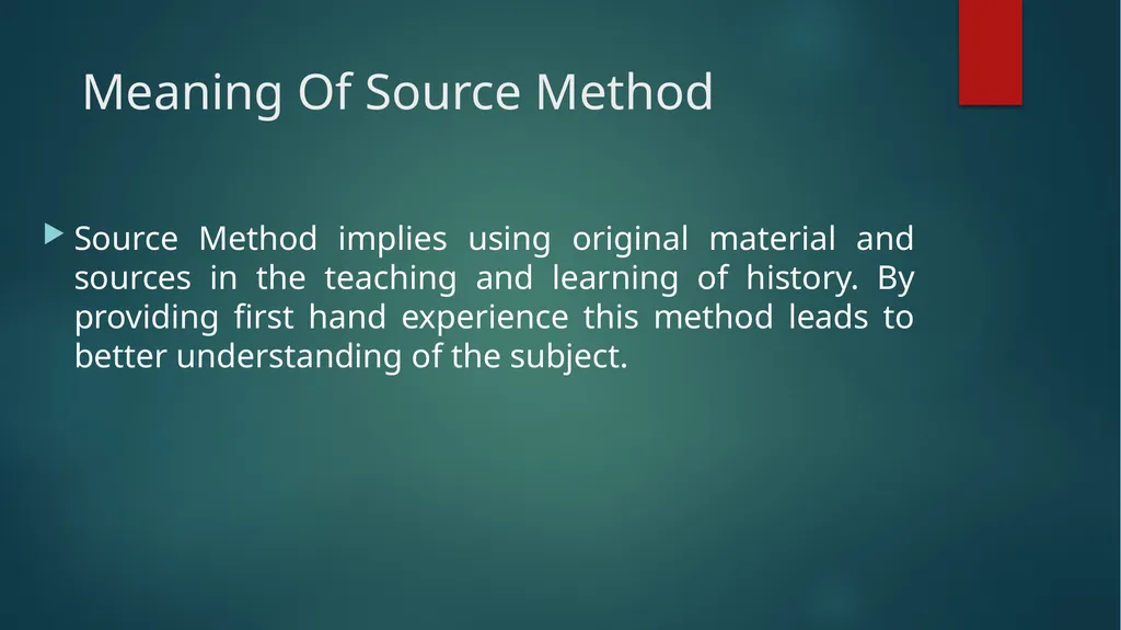 Various Methods Of Teaching History- Biographical - slide 2 of 7
