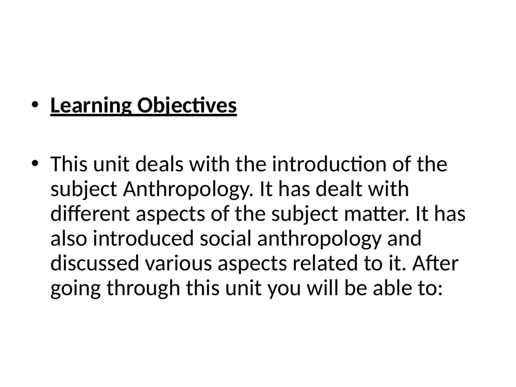 Socio-Cultural Anthropology Good Afternoon Dear - slide 3 of 9