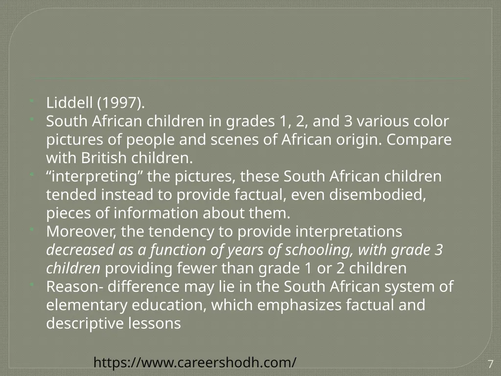 Perception: Cross-cultural studies by Balaji - slide 7 of 13