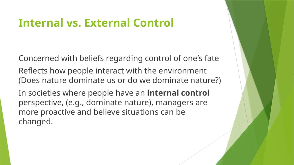 International Team Management: Cultural Context - slide 28 of 36