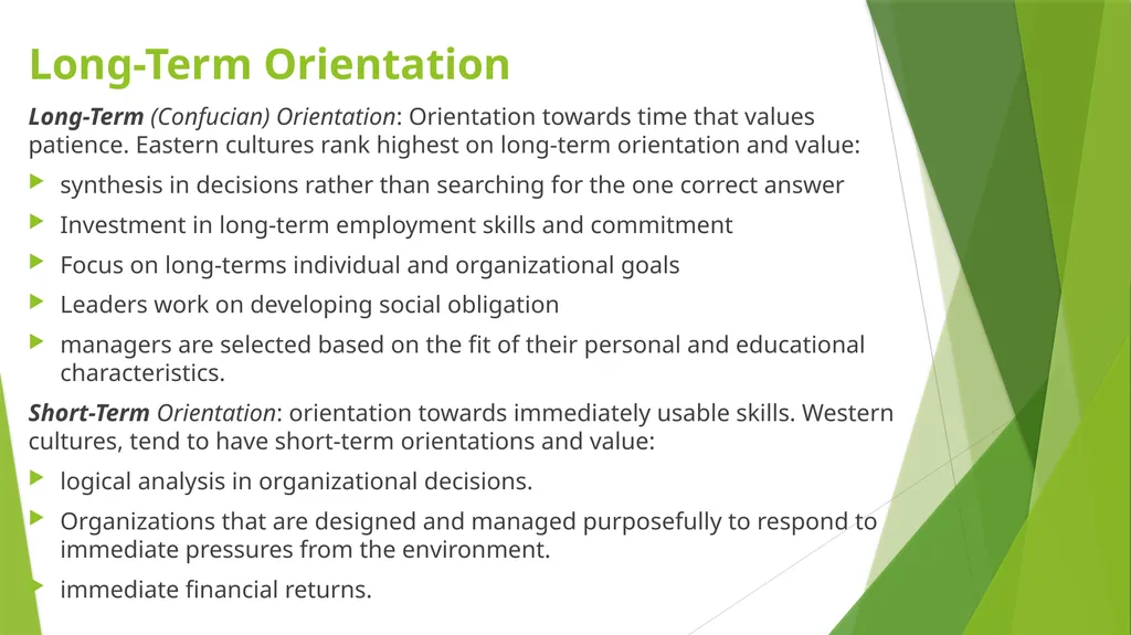 International Team Management: Cultural Context - slide 14 of 36