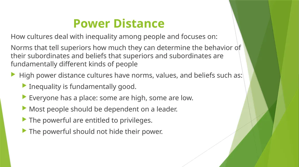 International Team Management: Cultural Context - slide 10 of 36