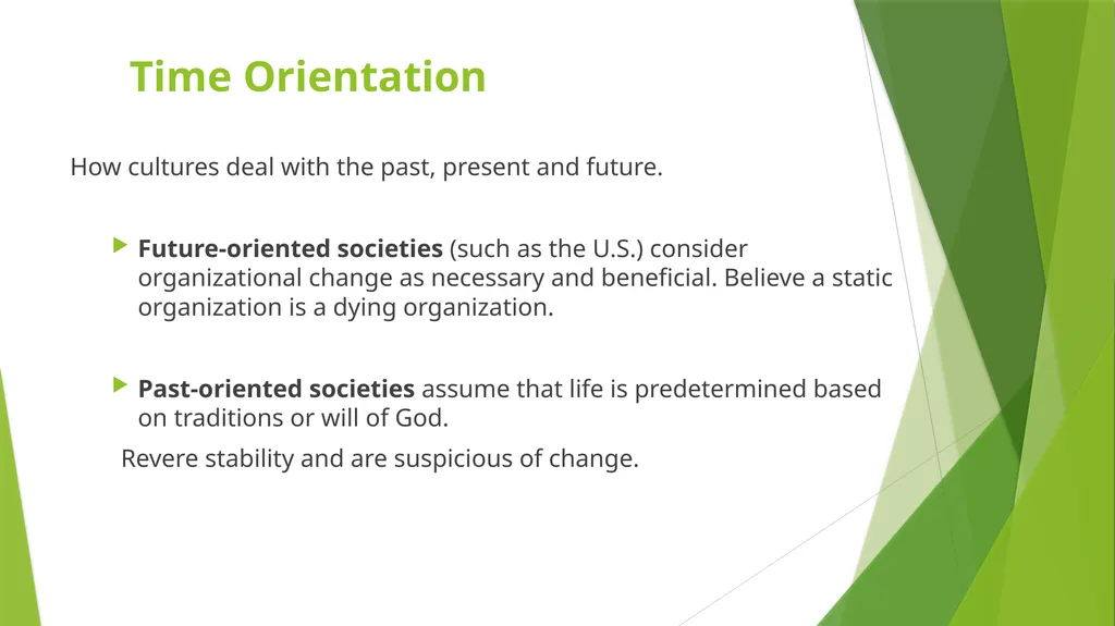 International Team Management: Cultural Context - slide 27 of 36