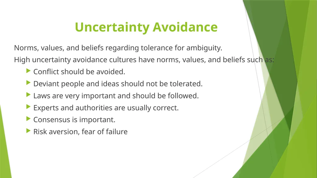 International Team Management: Cultural Context - slide 11 of 36