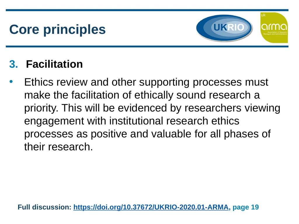 Research Ethics Support and Review in Research - slide 6 of 13