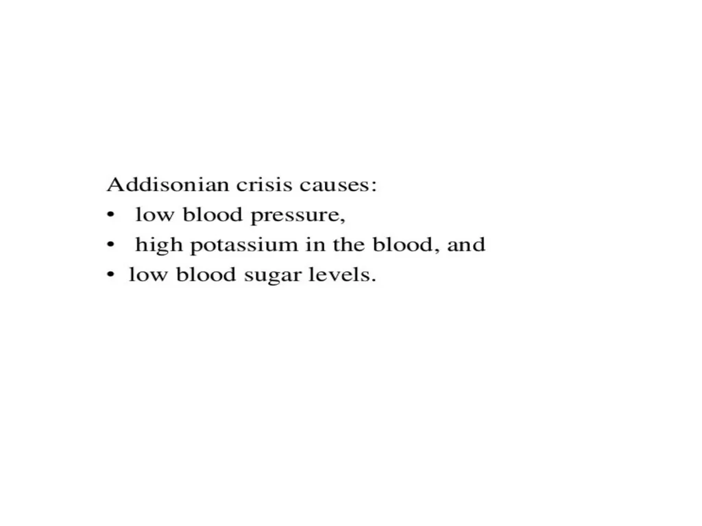 Addison's disease - slide 11 of 33