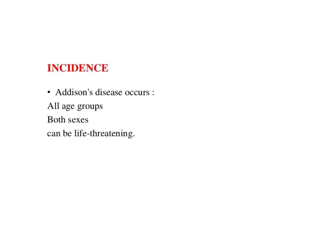 Addison's disease - slide 3 of 33
