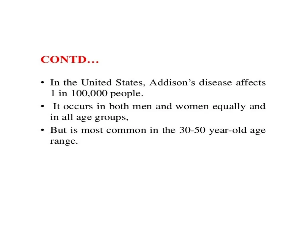 Addison's disease - slide 4 of 33