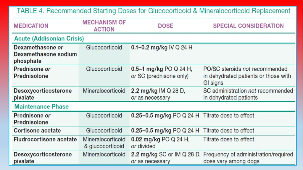 Canine Hypoadrenocorticism (Addison Disease) Unit: - slide 12 of 12