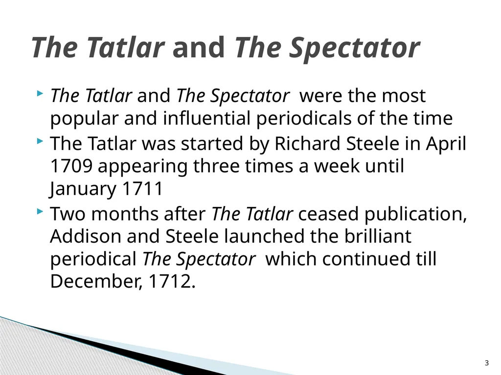 Sir Roger at Home By Joseph Addison 4th Semester - slide 3 of 16
