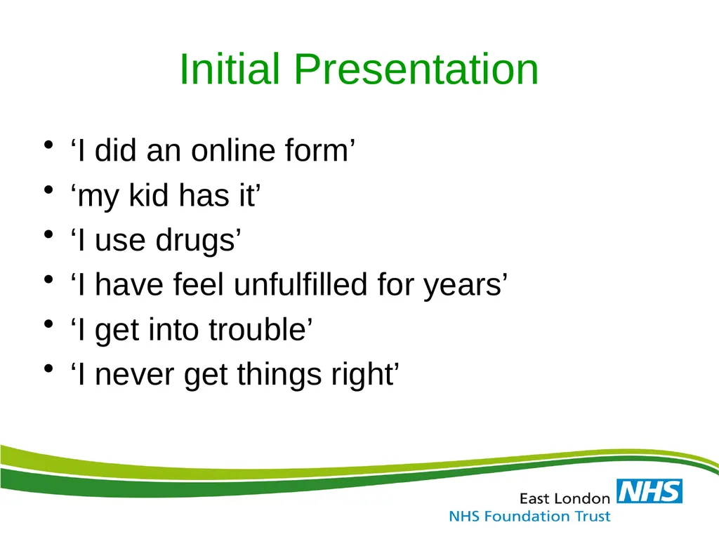 ELFT Training Packages for Primary Care - slide 9 of 64