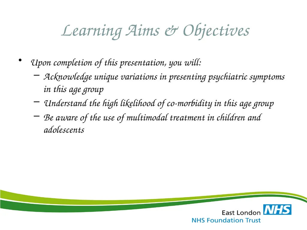 ELFT Training Packages for Primary Care - slide 2 of 64