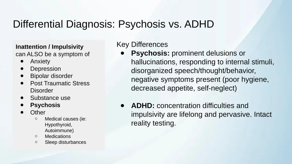 ADHD in Transitional Age Youth Developed by: - slide 23 of 61