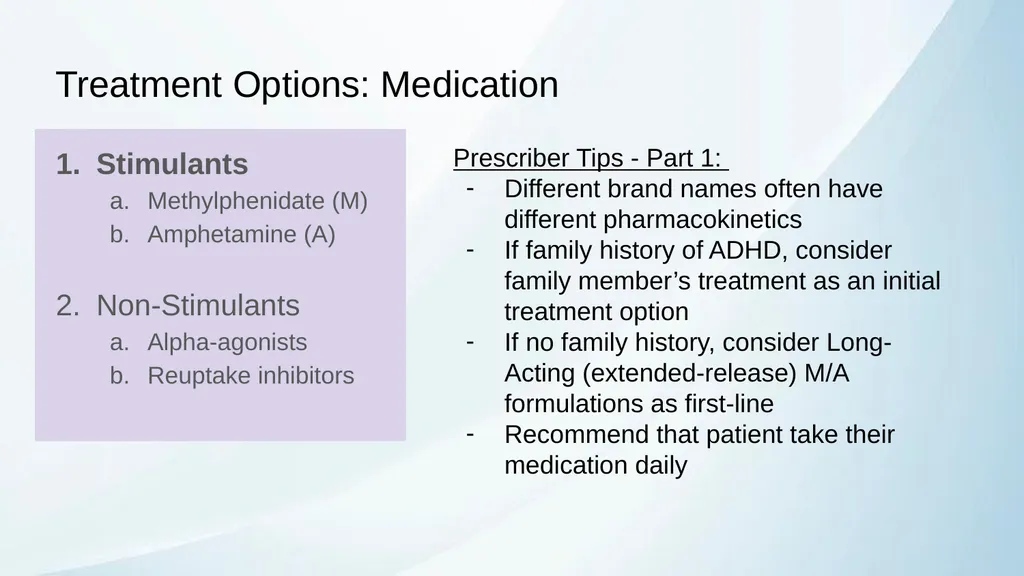 ADHD in Transitional Age Youth Developed by: - slide 36 of 61