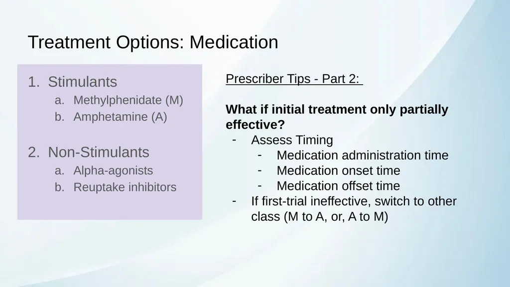 ADHD in Transitional Age Youth Developed by: - slide 39 of 61