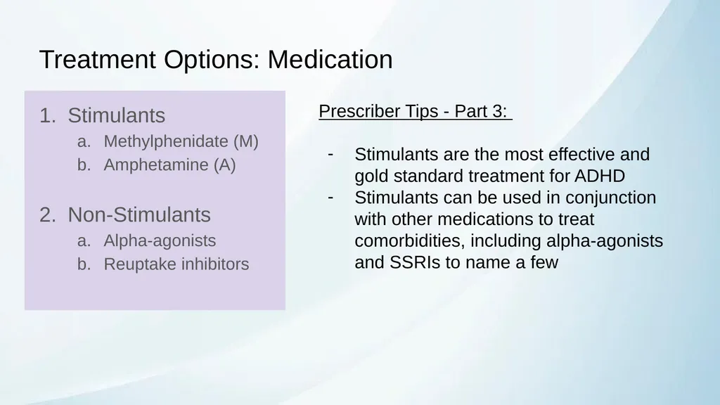 ADHD in Transitional Age Youth Developed by: - slide 40 of 61