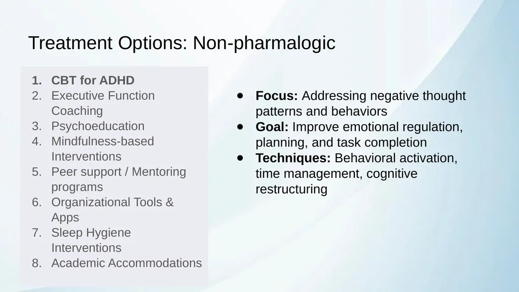 ADHD in Transitional Age Youth Developed by: - slide 26 of 61