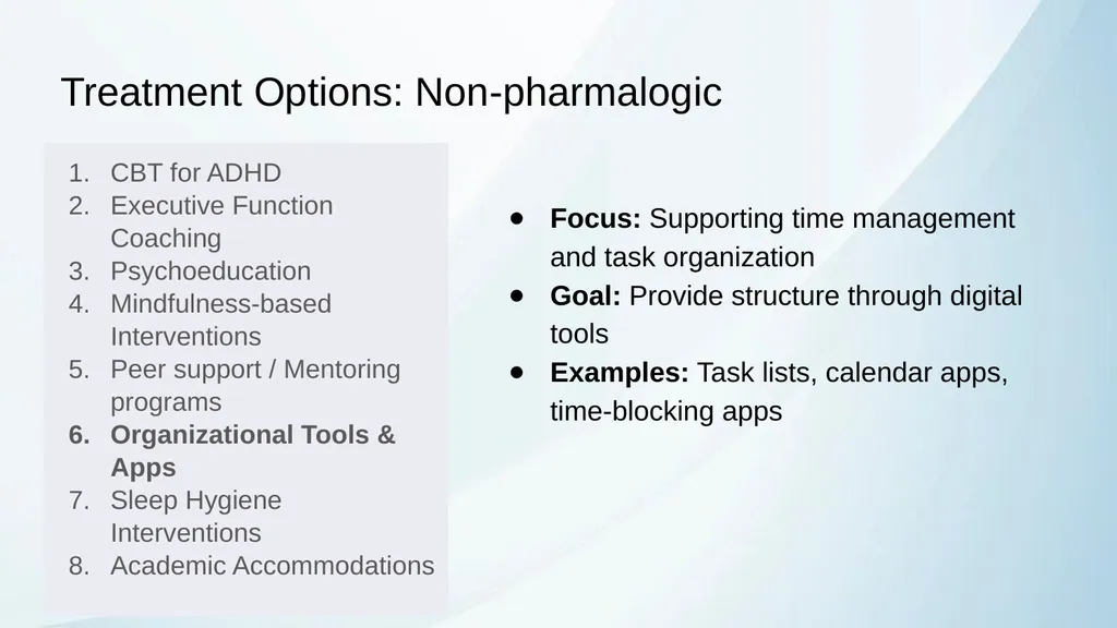 ADHD in Transitional Age Youth Developed by: - slide 31 of 61