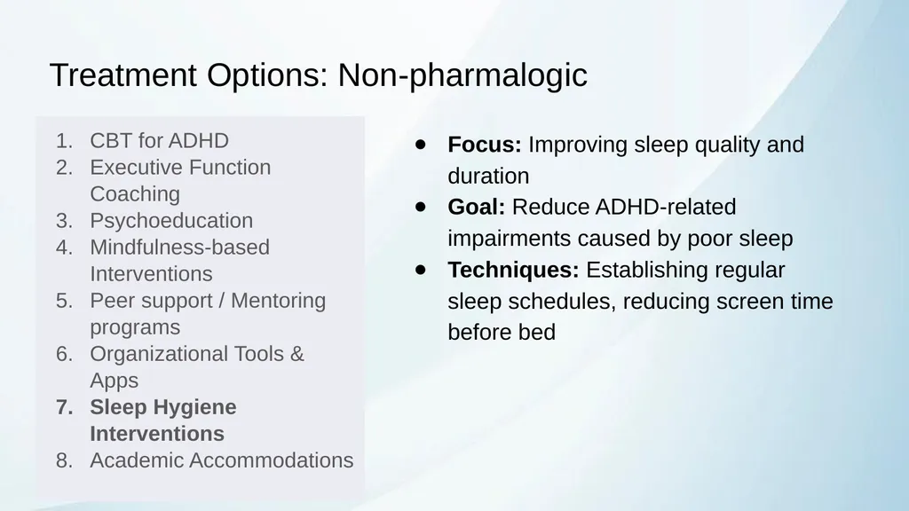 ADHD in Transitional Age Youth Developed by: - slide 32 of 61