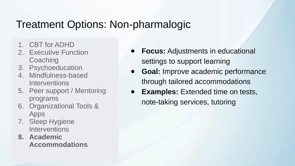 ADHD in Transitional Age Youth Developed by: - slide 33 of 61