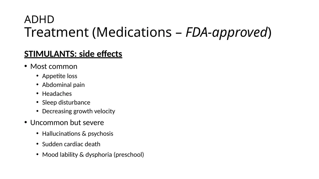 Attention-deficit/ Hyperactivity Disorder: Best - slide 44 of 58