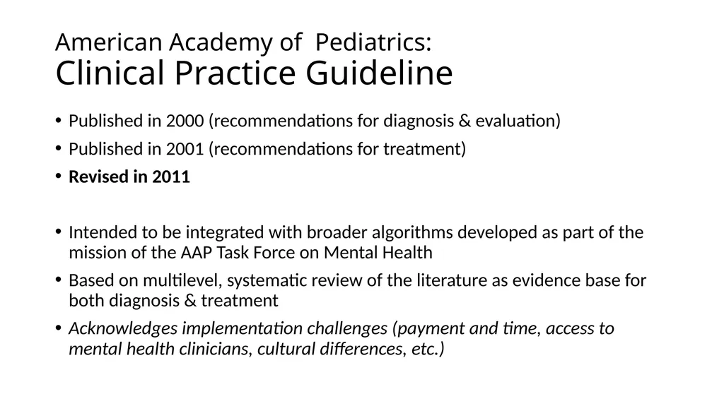 Attention-deficit/ Hyperactivity Disorder: Best - slide 6 of 58