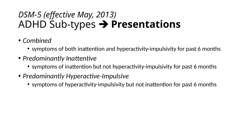 Attention-deficit/ Hyperactivity Disorder: Best - slide 20 of 58