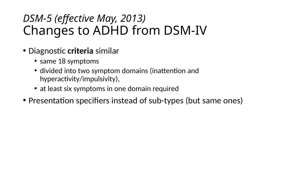 Attention-deficit/ Hyperactivity Disorder: Best - slide 19 of 58