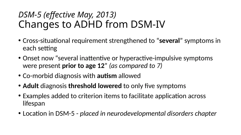 Attention-deficit/ Hyperactivity Disorder: Best - slide 24 of 58