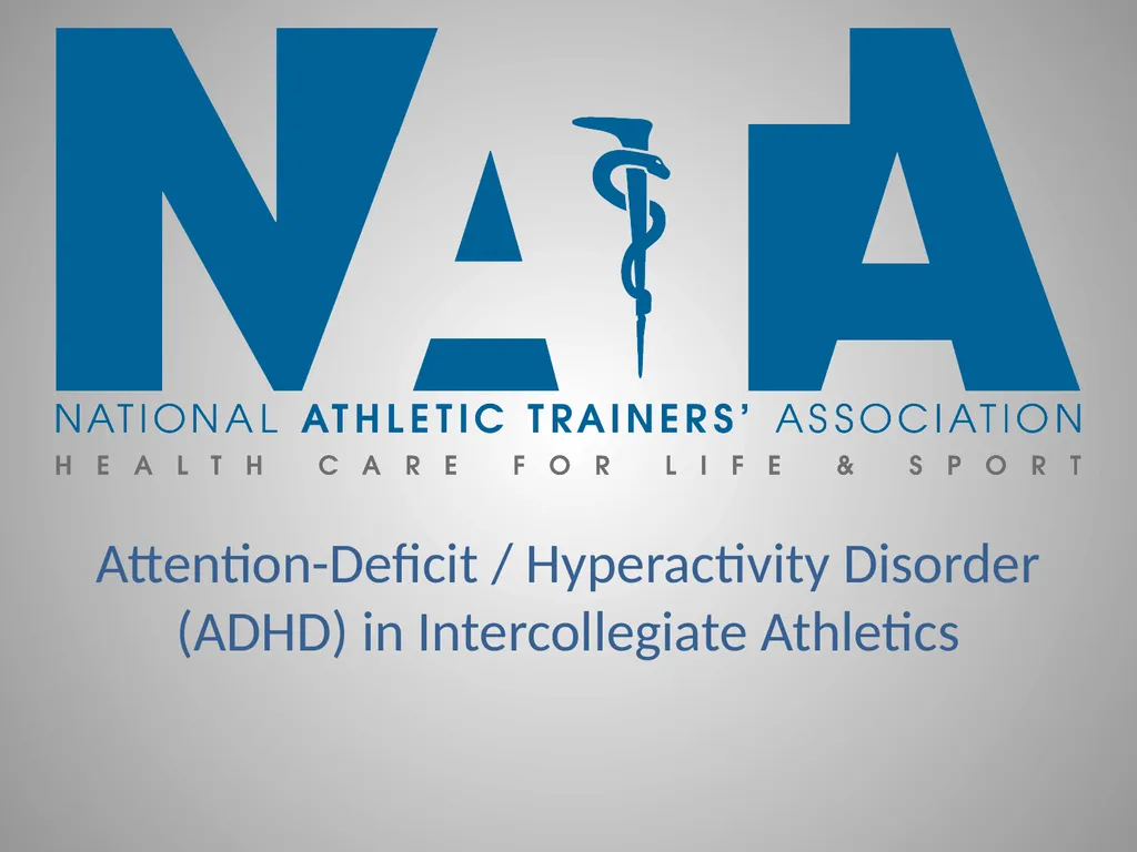 Attention-Deficit / Hyperactivity Disorder (ADHD) - slide 1 of 15