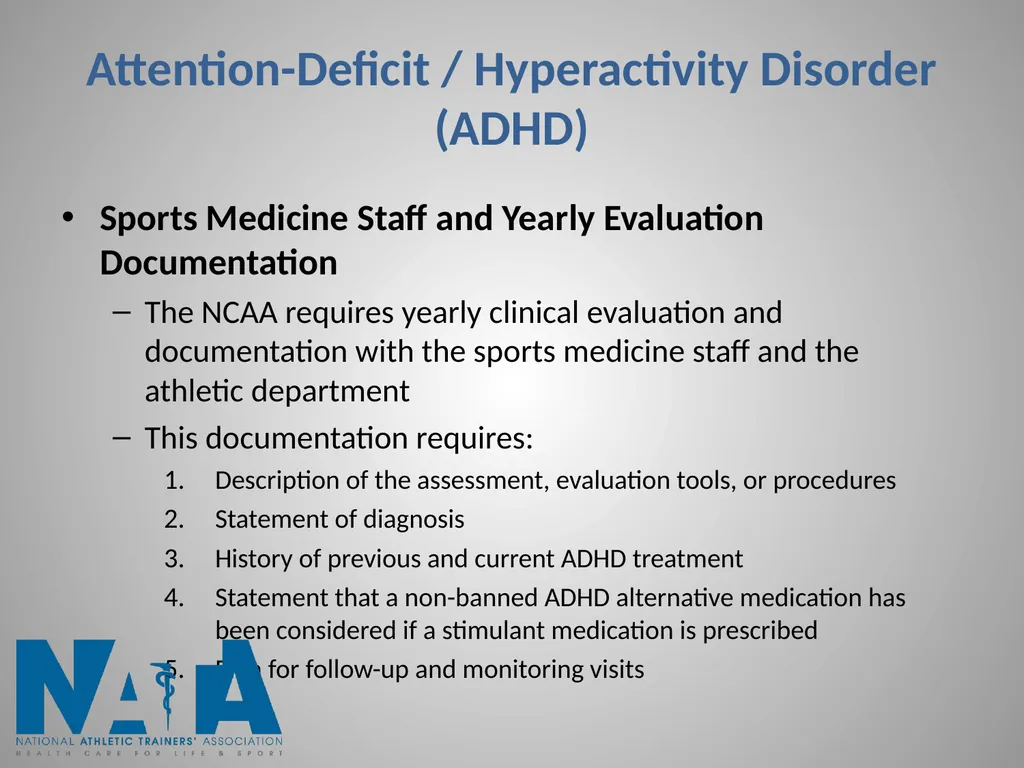 Attention-Deficit / Hyperactivity Disorder (ADHD) - slide 10 of 15