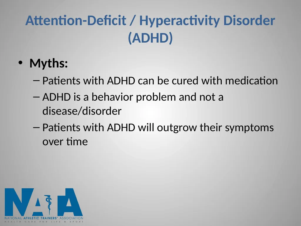 Attention-Deficit / Hyperactivity Disorder (ADHD) - slide 6 of 15