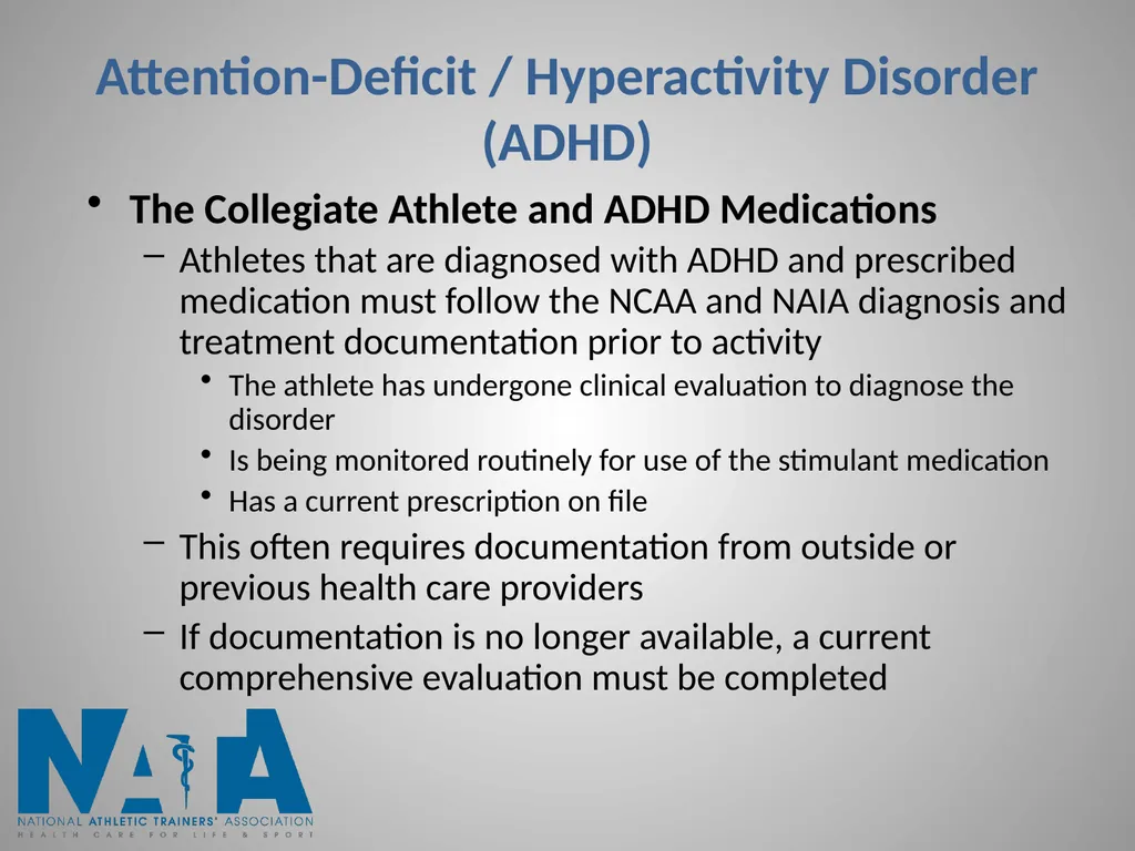 Attention-Deficit / Hyperactivity Disorder (ADHD) - slide 9 of 15