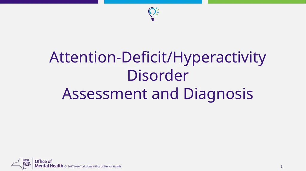 Attention-Deficit/Hyperactivity Disorder - slide 1 of 30