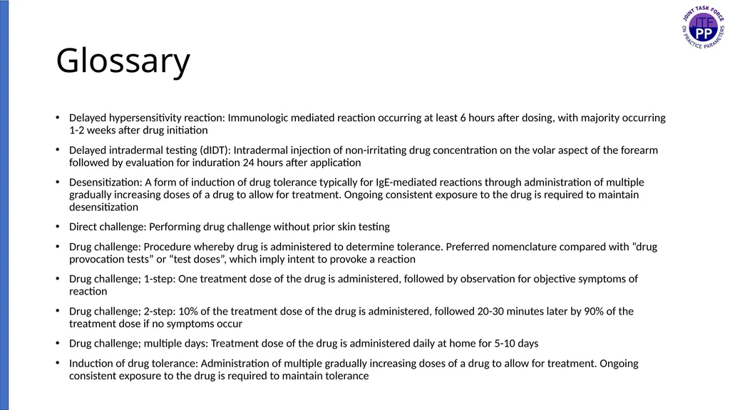 Drug Allergy: A 2022 practice Parameter Update - slide 4 of 45