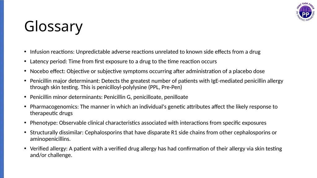 Drug Allergy: A 2022 practice Parameter Update - slide 5 of 45