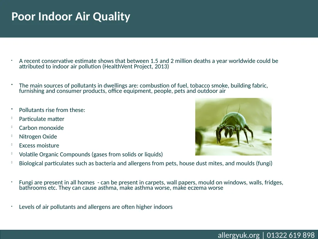 The Air We Breathe What Poor Air Quality means for - slide 8 of 19