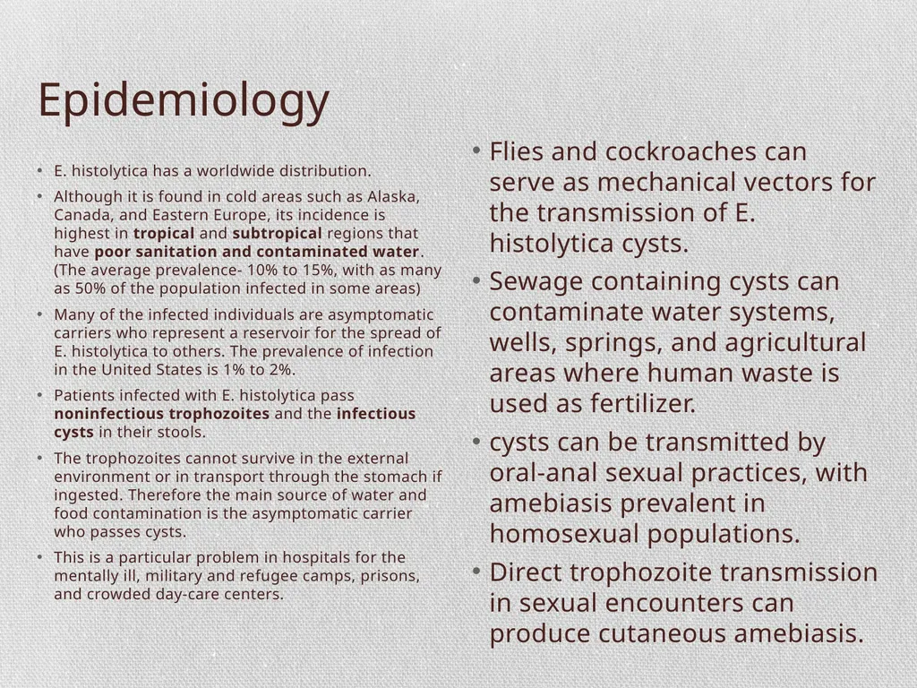 Entamoeba histolytica MIC 25 Amebae are primitive - slide 6 of 14