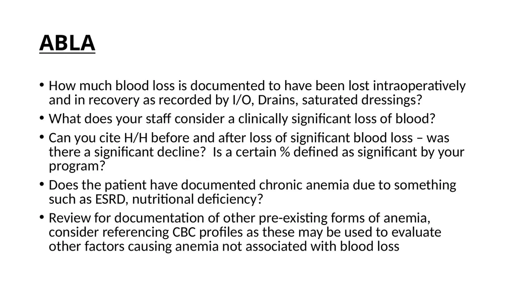 What is Anemia? World Health Organization: Anemia - slide 12 of 19