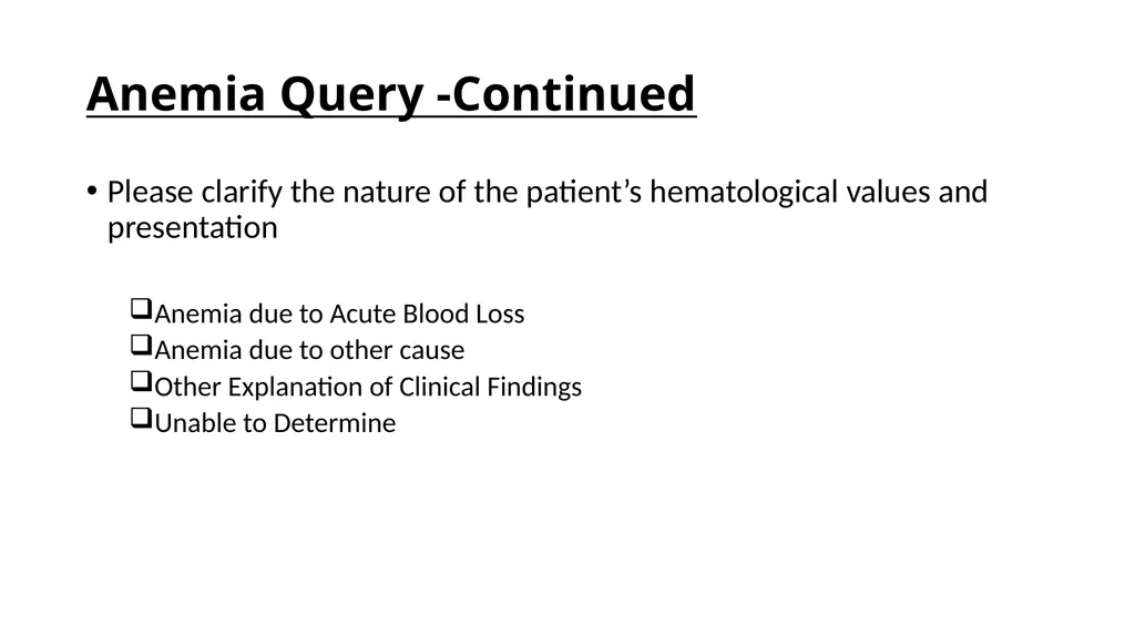 What is Anemia? World Health Organization: Anemia - slide 14 of 19